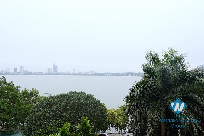 Brand new duplex apartment with 03 bedrooms for rent in Dang Thai Mai area, Tay Ho District 